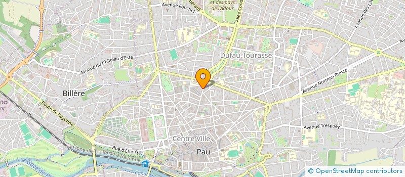 localisation de l'entreprise MONSIEUR CLAUDE GARCIA à PAU