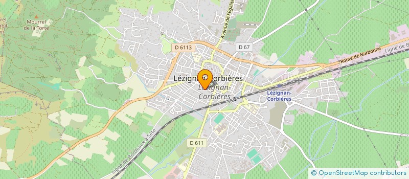 localisation de l'entreprise MONSIEUR CLAUDE GARCIA  LEZIGNAN-CORBIERES