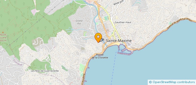 localisation de l'entreprise MONSIEUR CLAUDE GARCIN à SAINTE-MAXIME