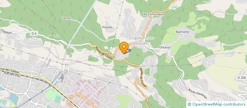 localisation de l'entreprise MONSIEUR CLAUDE GARDIEN  CHATILLON-SUR-CLUSES