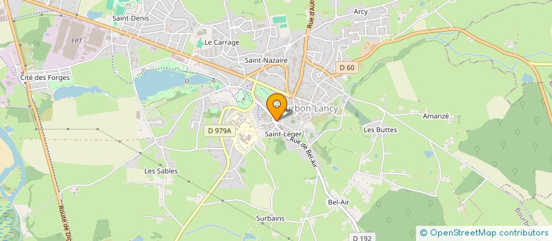 localisation de l'entreprise MONSIEUR CLAUDE GARNIER à BOURBON-LANCY