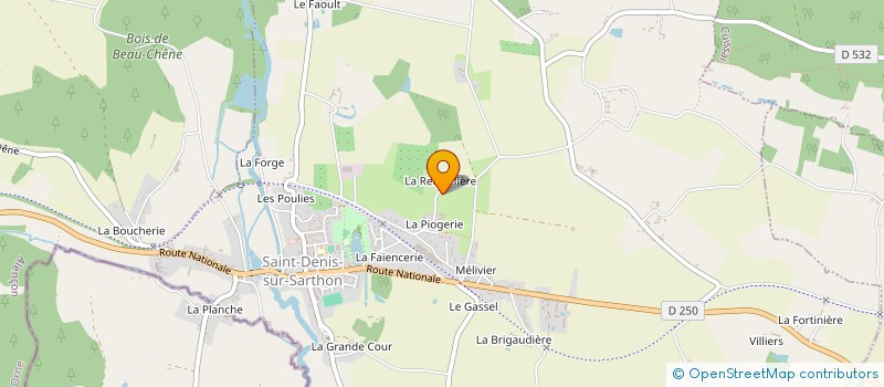 localisation de l'entreprise MONSIEUR CLAUDE GARNIER à LA FERRIERE-BOCHARD