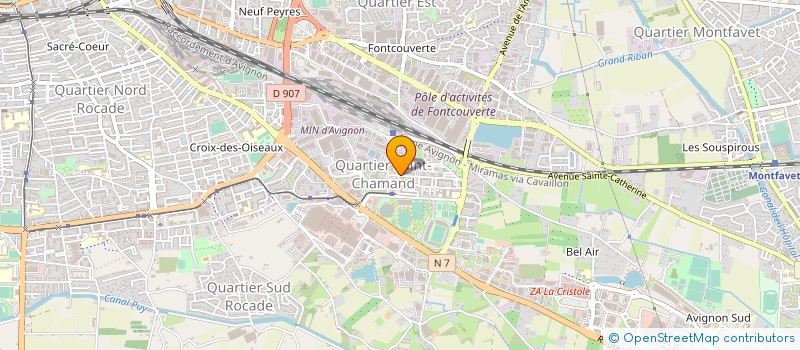 localisation de l'entreprise MONSIEUR CLAUDE GASTIN  AVIGNON