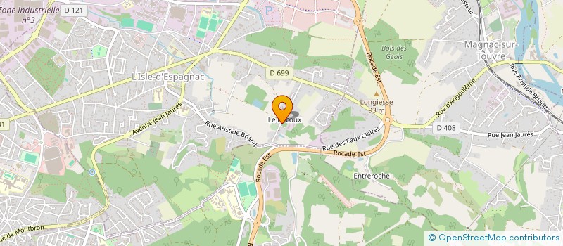 localisation de l'entreprise MONSIEUR CLAUDE GATIER  L'ISLE-D'ESPAGNAC