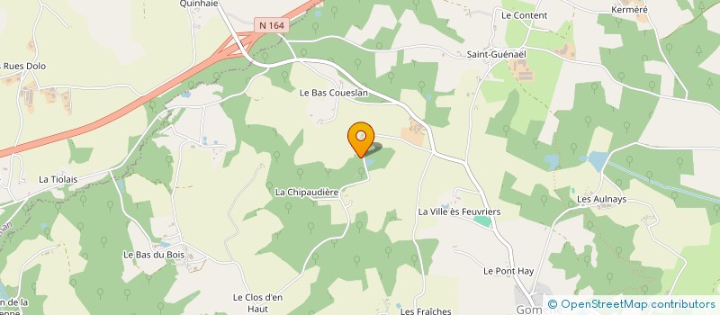 localisation de l'entreprise MONSIEUR CLAUDE GAUDAIRE  GOMENE