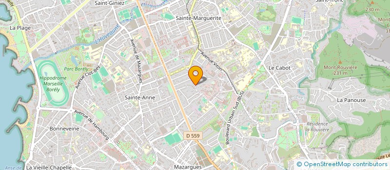 localisation de l'entreprise MONSIEUR CLAUDE GAUDIN à MARSEILLE