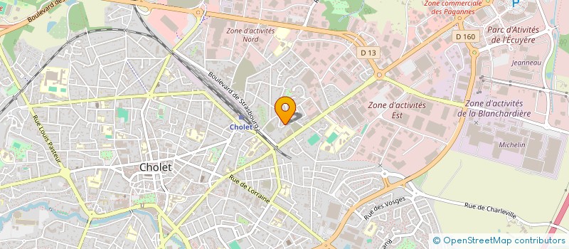localisation de l'entreprise MONSIEUR CLAUDE GAUTREAU à CHOLET