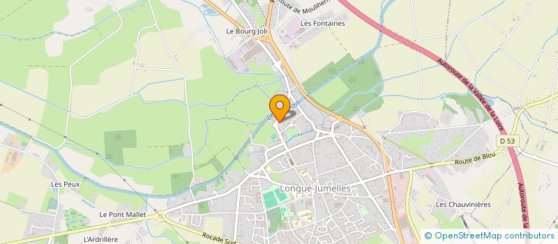 localisation de l'entreprise MONSIEUR CLAUDE GAUTTRON  LONGUE-JUMELLES