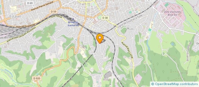 localisation de l'entreprise MONSIEUR CLAUDE GAY à BRIVE-LA-GAILLARDE