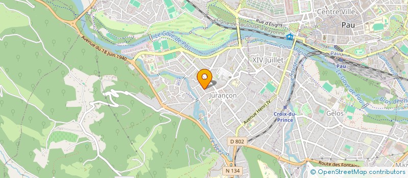 localisation de l'entreprise MONSIEUR CLAUDE GAY  JURANCON