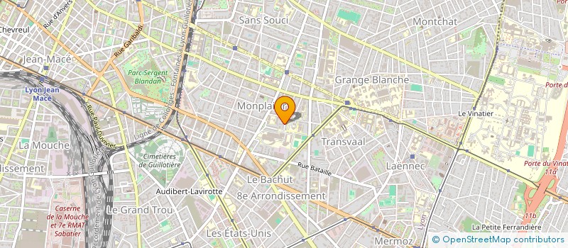 localisation de l'entreprise MONSIEUR CLAUDE GAZIER à LYON