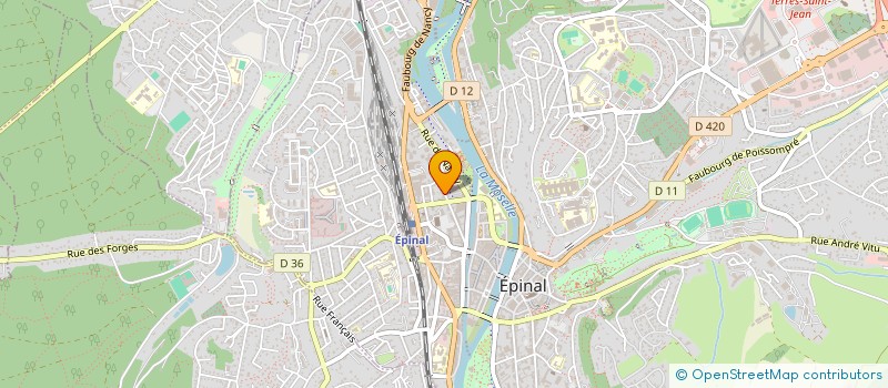 localisation de l'entreprise MONSIEUR CLAUDE GEGOUT à EPINAL