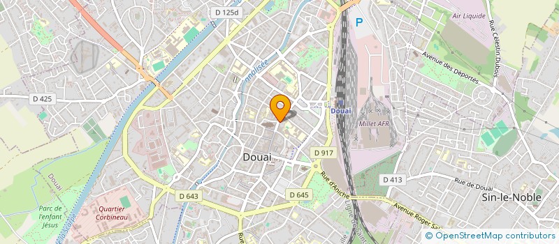 localisation de l'entreprise MONSIEUR CLAUDE GENISSON à DOUAI