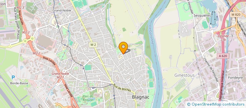 localisation de l'entreprise MONSIEUR CLAUDE GENTILS  BLAGNAC