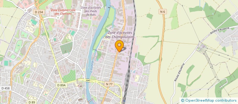 localisation de l'entreprise MONSIEUR CLAUDE GEOFFROY à AUXERRE