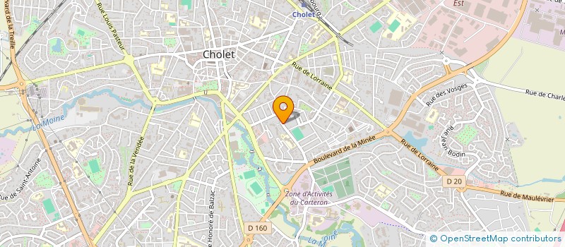 localisation de l'entreprise MONSIEUR CLAUDE GEORGES à CHOLET