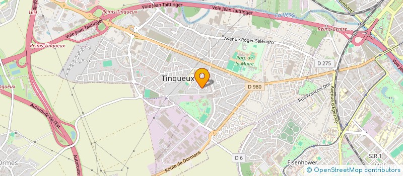 localisation de l'entreprise MONSIEUR CLAUDE GEORGET à TINQUEUX