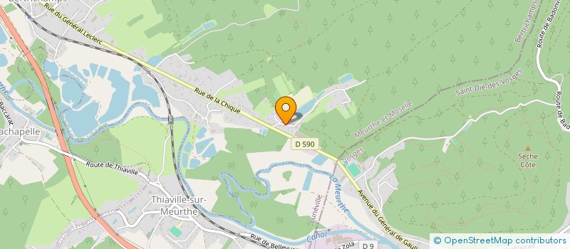 localisation de l'entreprise MONSIEUR CLAUDE GERARDIN  BERTRICHAMPS