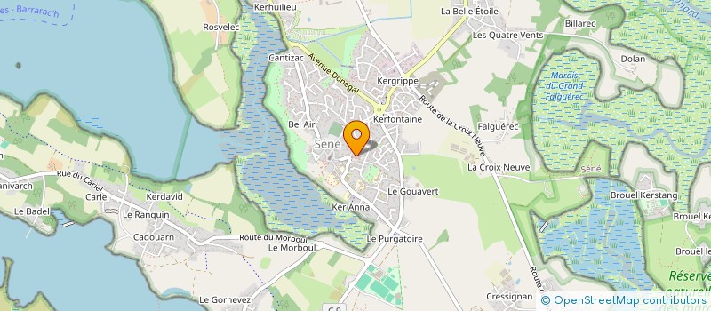 localisation de l'entreprise MONSIEUR CLAUDE GERGAUD à SENE