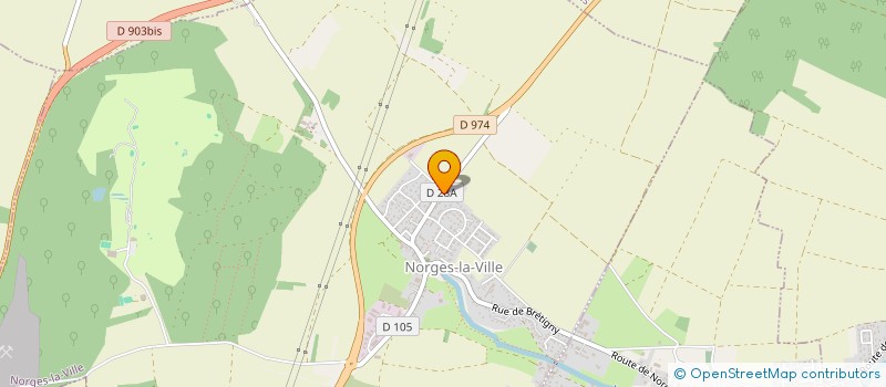 localisation de l'entreprise MONSIEUR CLAUDE GERMANIC  NORGES-LA-VILLE
