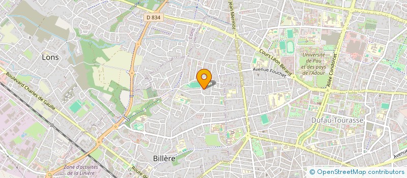 localisation de l'entreprise MONSIEUR CLAUDE GERMIER  BILLERE