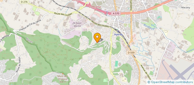 localisation de l'entreprise MONSIEUR CLAUDE GERNEZ à HYERES