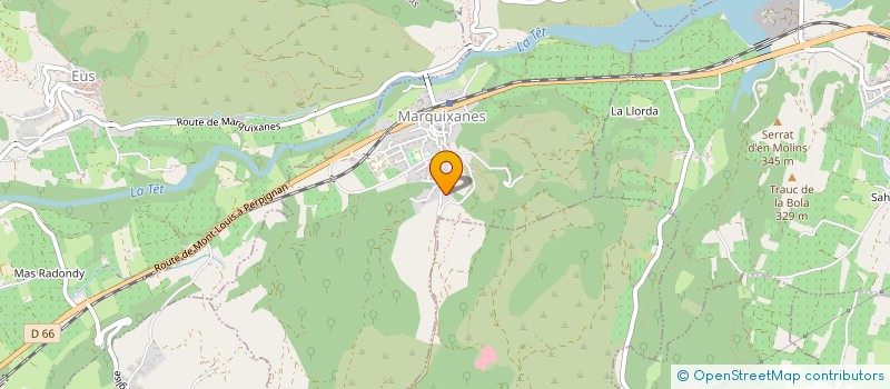 localisation de l'entreprise MONSIEUR CLAUDE GERVAIS  MARQUIXANES