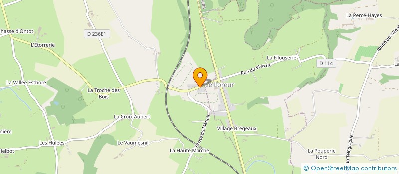 localisation de l'entreprise MONSIEUR CLAUDE GERVAISE  HUDIMESNIL