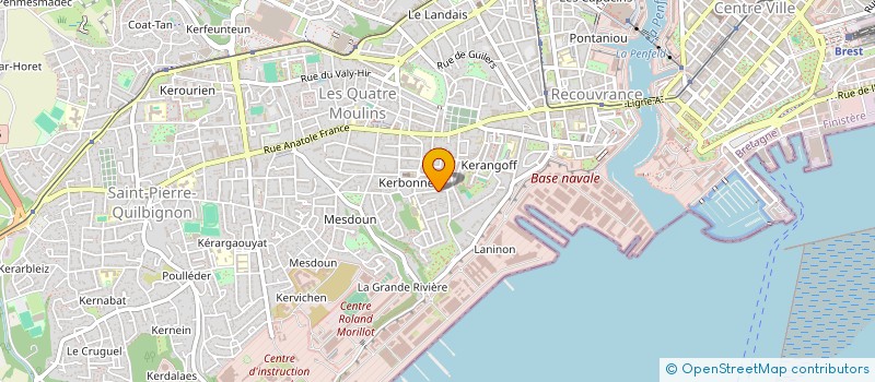 localisation de l'entreprise MONSIEUR CLAUDE GESTIN à BREST