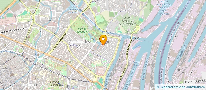 localisation de l'entreprise MONSIEUR CLAUDE GEYER à STRASBOURG