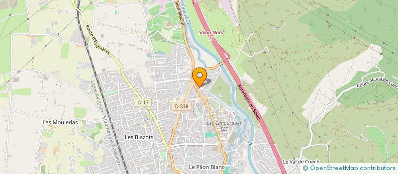 localisation de l'entreprise MONSIEUR CLAUDE GIARDINO  SALON-DE-PROVENCE