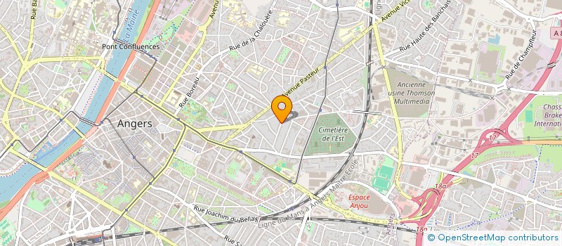 localisation de l'entreprise MONSIEUR CLAUDE GIBOIN  ANGERS