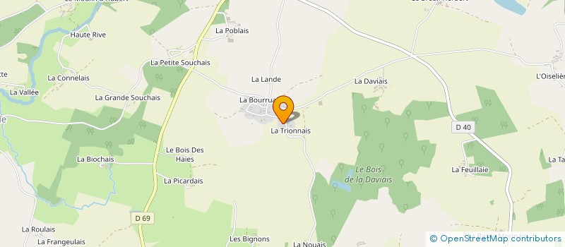 localisation de l'entreprise MONSIEUR CLAUDE GICQUEL  SAINT-AUBIN-DES-CHATEAUX