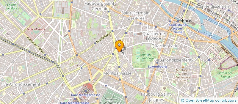 localisation de l'entreprise MONSIEUR CLAUDE GICQUEL à PARIS