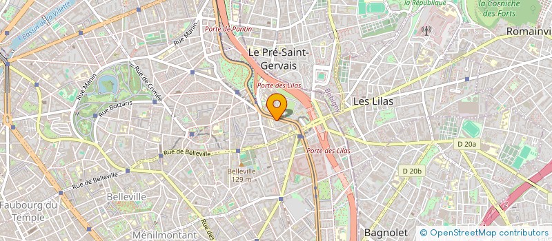 localisation de l'entreprise MONSIEUR CLAUDE GILLET à PARIS