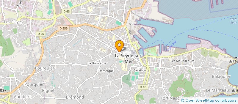 localisation de l'entreprise MONSIEUR CLAUDE GINEPRO à LA SEYNE-SUR-MER