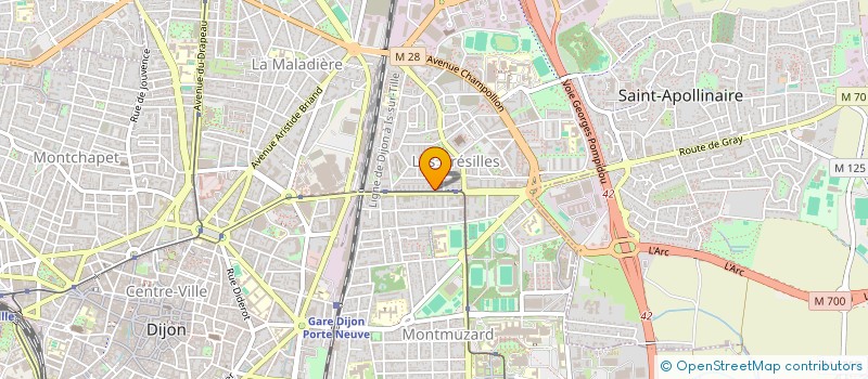 localisation de l'entreprise MONSIEUR CLAUDE GIRARD à DIJON