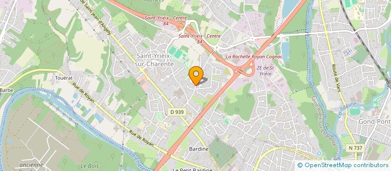 localisation de l'entreprise MONSIEUR CLAUDE GIRARD à SAINT-YRIEIX-SUR-CHARENTE