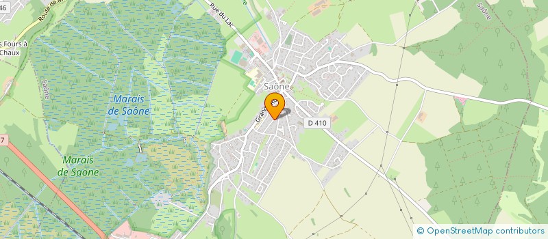 localisation de l'entreprise MONSIEUR CLAUDE GIRARDET  SAONE