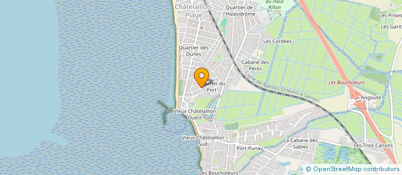 localisation de l'entreprise MONSIEUR CLAUDE GIRAUD à CHATELAILLON-PLAGE