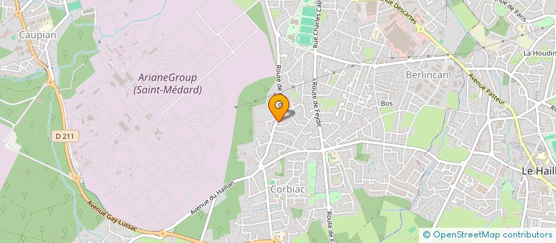 localisation de l'entreprise MONSIEUR CLAUDE GIRAUDEAU  SAINT-MEDARD-EN-JALLES