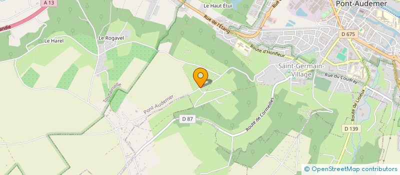 localisation de l'entreprise MONSIEUR CLAUDE GIROT  LES PREAUX