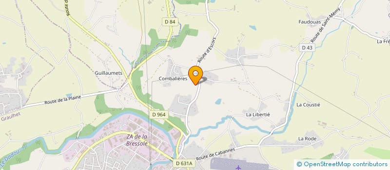 localisation de l'entreprise MONSIEUR CLAUDE GLEIZES  GRAULHET