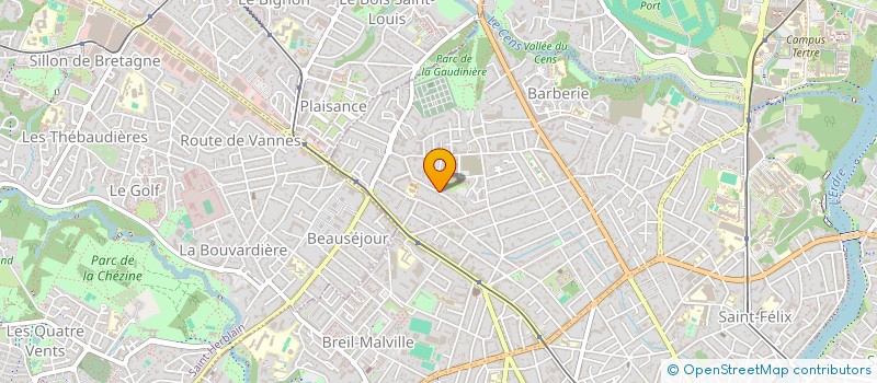 localisation de l'entreprise MONSIEUR CLAUDE GODARD à NANTES