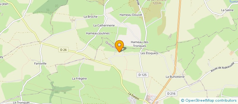 localisation de l'entreprise MONSIEUR CLAUDE GODEFROY  QUETTEHOU