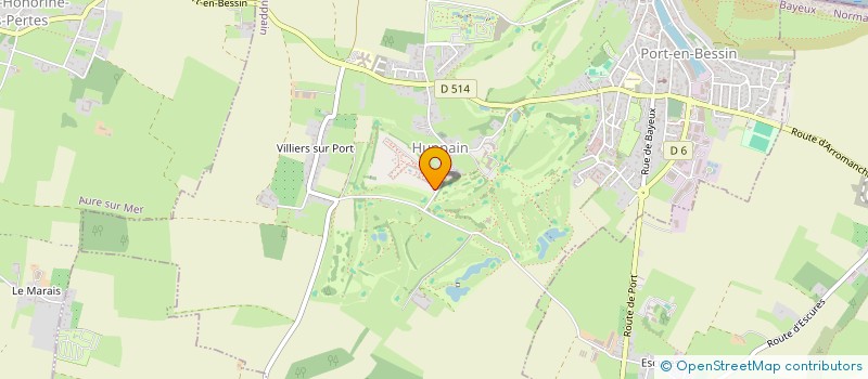 localisation de l'entreprise MONSIEUR CLAUDE GODEFROY  PORT-EN-BESSIN-HUPPAIN