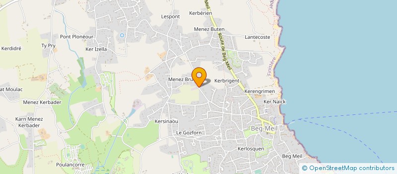 localisation de l'entreprise MONSIEUR CLAUDE GOENVEC à FOUESNANT