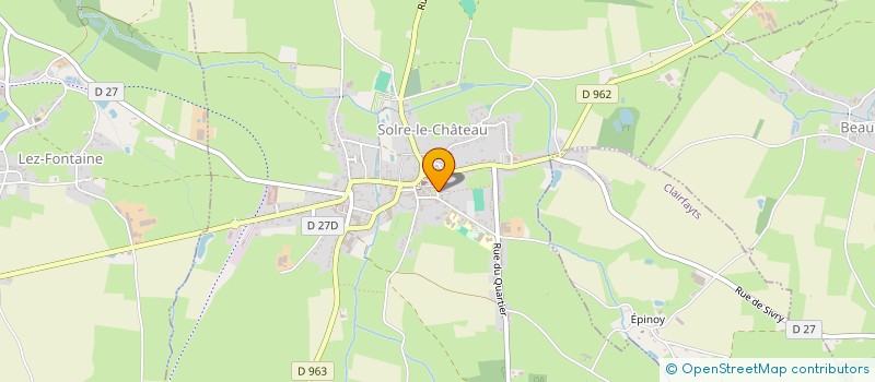 localisation de l'entreprise MONSIEUR CLAUDE GOGUILLON à SOLRE-LE-CHATEAU