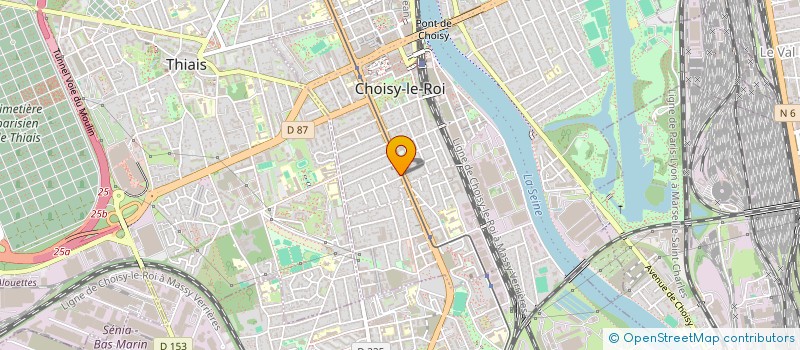localisation de l'entreprise MONSIEUR CLAUDE GOMEZ RUIZ  CHOISY-LE-ROI