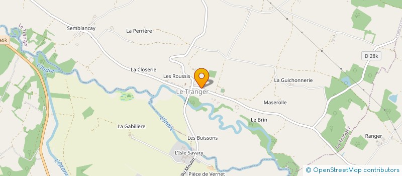 localisation de l'entreprise MONSIEUR CLAUDE GONTHIER à LE TRANGER